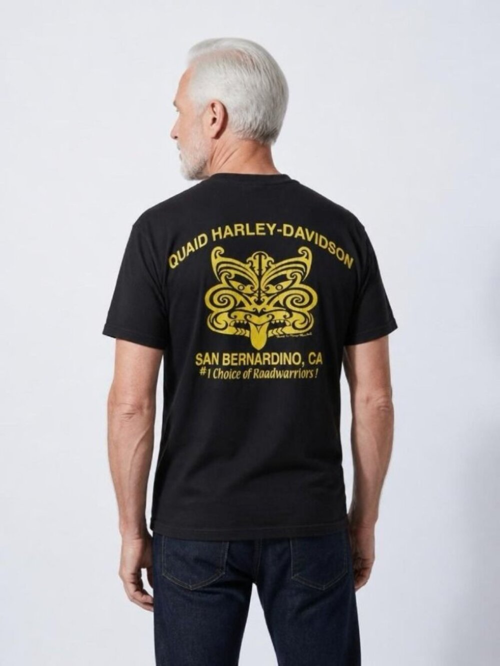 Quaid Harley-Davidson San Bernardino Black T-Shirt XL Hanes Beefy-T Cotton Blend